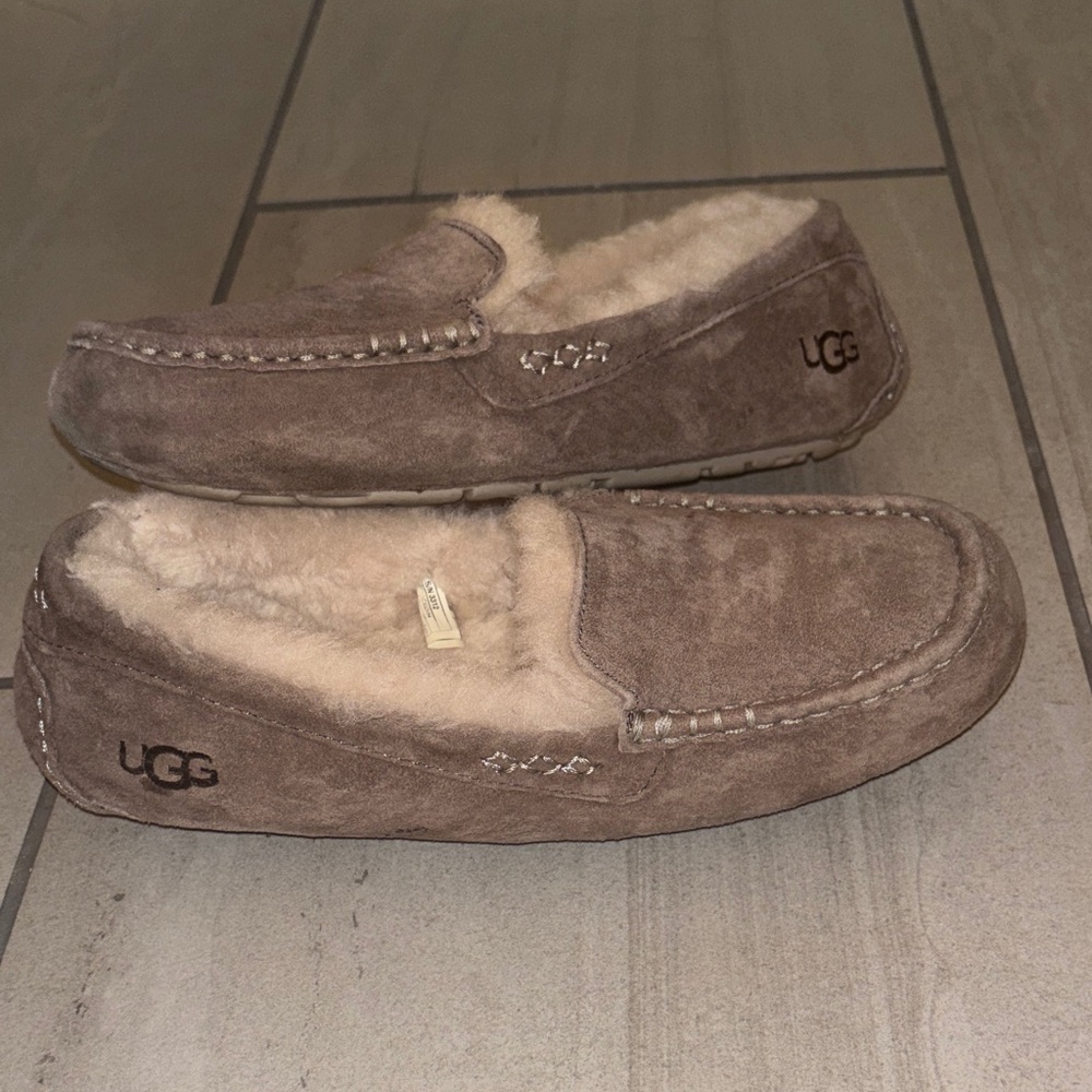 UGG Tan Suede Moccasins